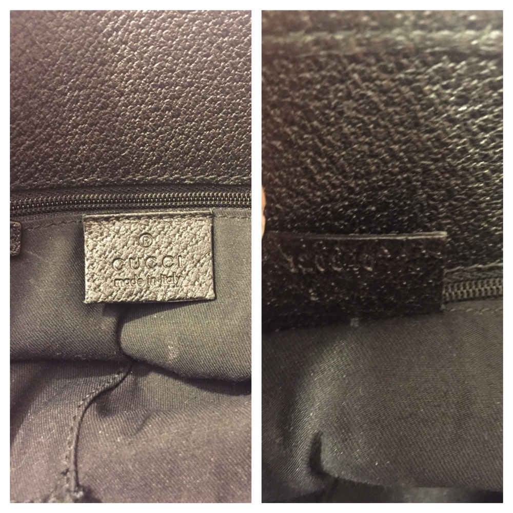Gucci Black Canvas GG Logo Tote Bag - Picture 4 of 4